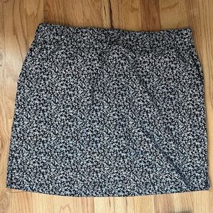 J Jill Fit active floral skirt with shorts/ skort